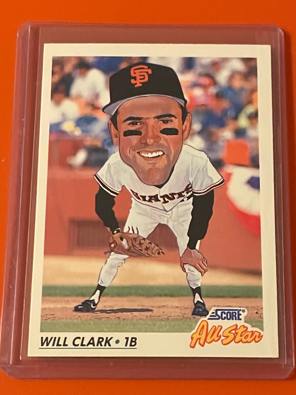 Will Clark #773 [All-Star] 1992 Score Baseball Trading Card